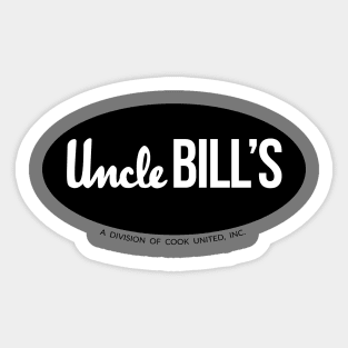 Uncle Bill's Sticker
